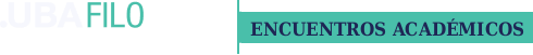 Logo UBA Filo - Encuentros Académicos